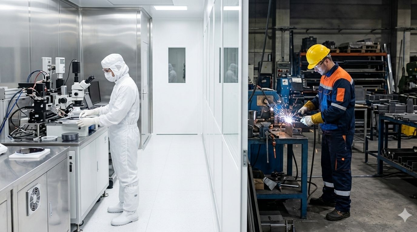 Sự Khác Biệt Giữa Quần Áo Phòng Sạch Và Quần Áo Bảo Hộ Lao Động
